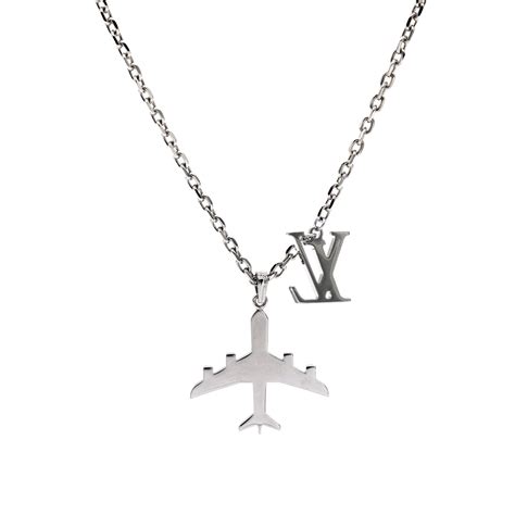 louis vuitton necklace lock necklace|louis vuitton plane necklace.